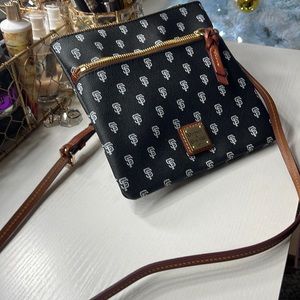 Dooney Bourke San Francisco Giants black leather crossbody